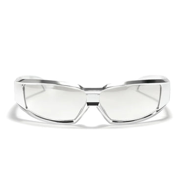 Techno Bender Glasses : Silver