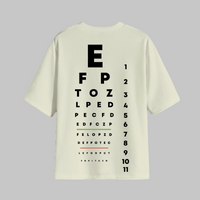 The test your vision tee - Vision Drop Sleeved  tee   For Men and Women