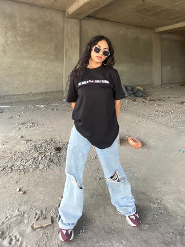 The World Is A Little Blurry : Regular Tee For Men And Women