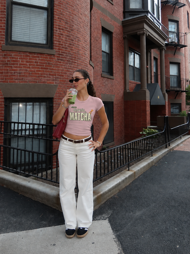 Always Craving Matcha It Girl Baby tee for Women