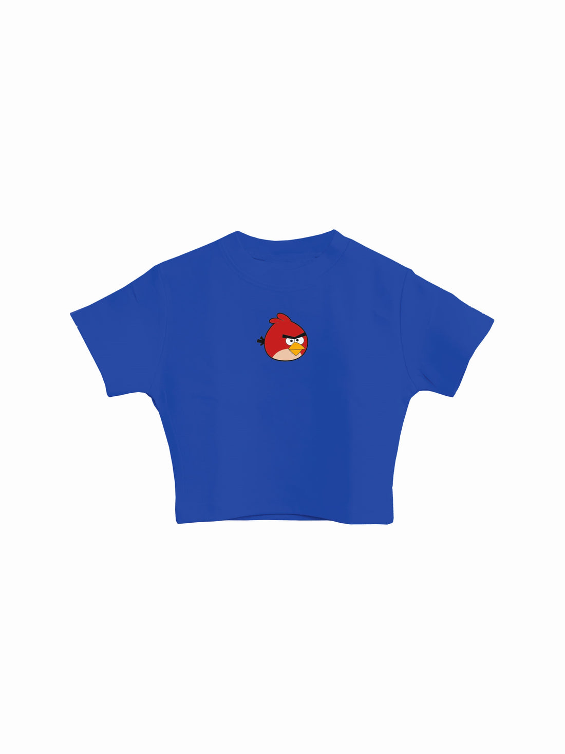 Angry Bird (Terence) - Burger Bae Round Neck Crop Baby Tee