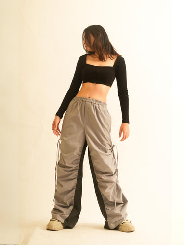 Camila inverted zip crop top For Women