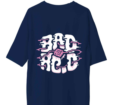 Bad Acid : Burger Bae Oversized  Tee For Men and Women