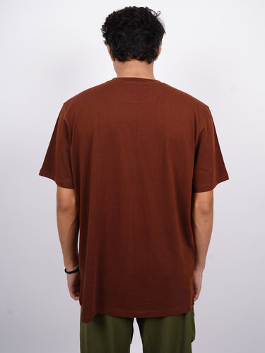 Basic : Burger Bae Round Neck Oversized Tee For Men