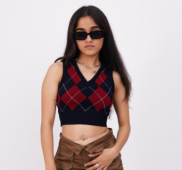 Women Body Fit V neck Sleeveless Vest (Tennis Vest )