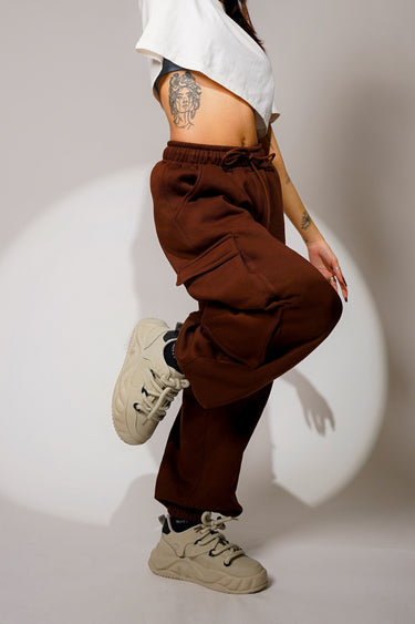 Coffee Brown Seoul Cargo Tracks For Men And Women