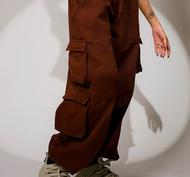 Coffee Brown Seoul Cargo Tracks For Men And Women