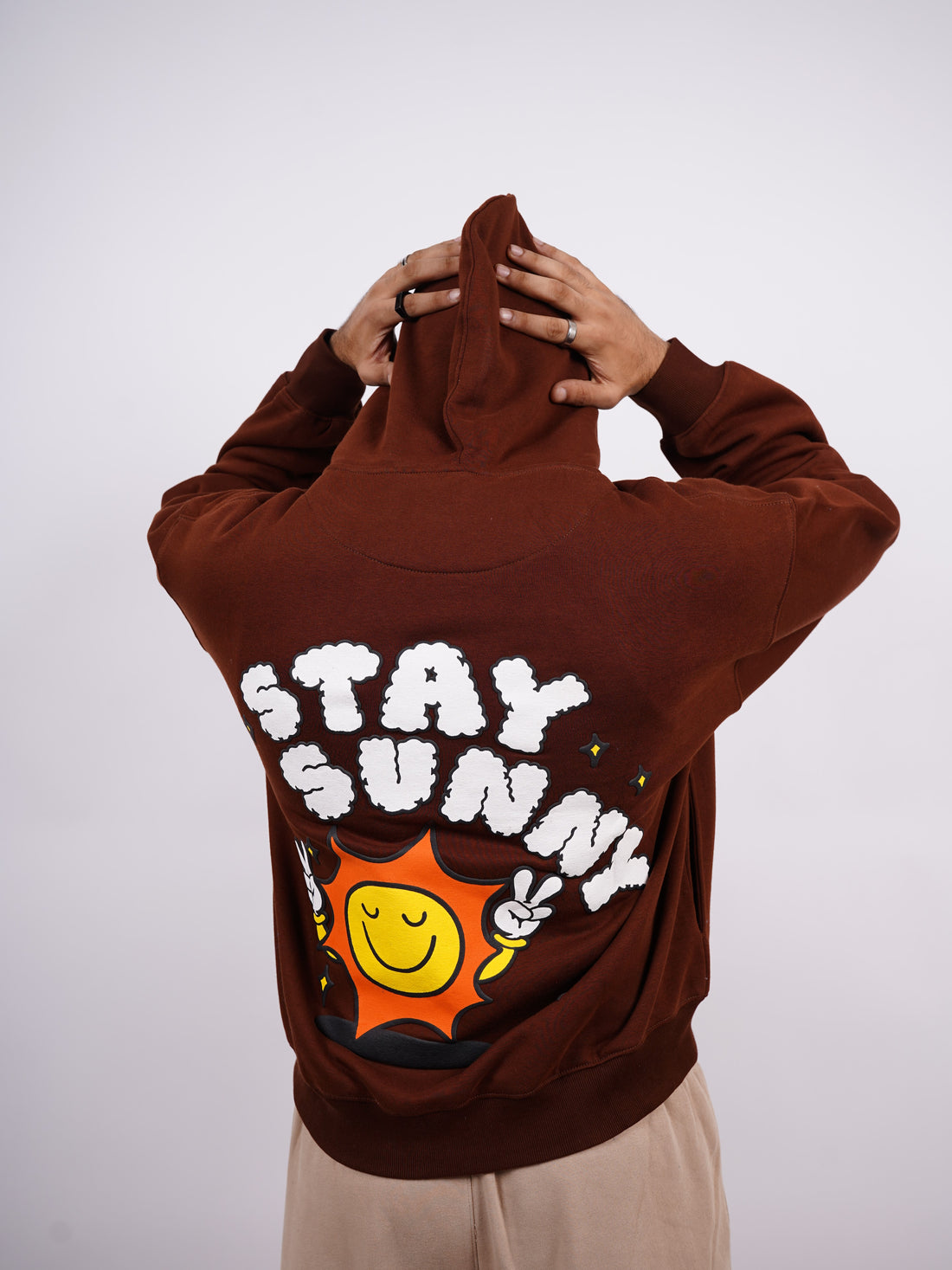 Stay Sunny - Heavyweight Baggy Unisex Hoodie