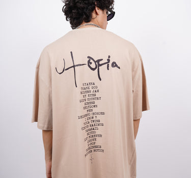 Travis Scott : The Utopia Album Drop Sleeved  Tee For Men and Women