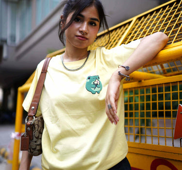 Hey It's Ok : Drop:Sleeved Tee For Men and Women