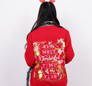 Most wonderful time : Heavyweight Baggy Sweatshirt For Men And Women