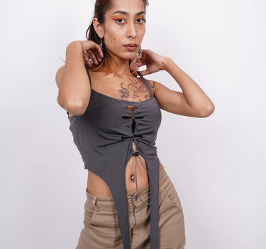 Maeve Cut Out Burger Bae Utility tank for women