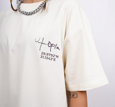 Travis Scott : Utopia In Egypt Drop Sleeved  Tee For Men and Women