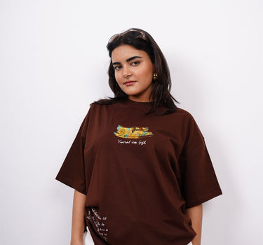 Van Gogh: Soup protected Sunflower Drop Sleeved  Tee For Men and Women