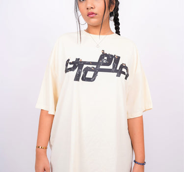 Travis Scott : Utopia is real Drop Sleeved  Tee For Men and Women