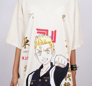 Takemichi Hanagaki : Tokyo Revengers Drop sleeved  Tee For Men and Women