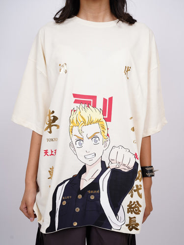 Takemichi Hanagaki : Tokyo Revengers Drop sleeved  Tee For Men and Women