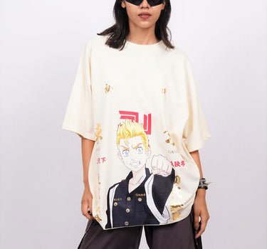 Takemichi Hanagaki : Tokyo Revengers Drop sleeved  Tee For Men and Women