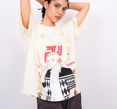 Ken Ryuguji : Tokyo Revengers Drop sleeved  Tee For Men and Women
