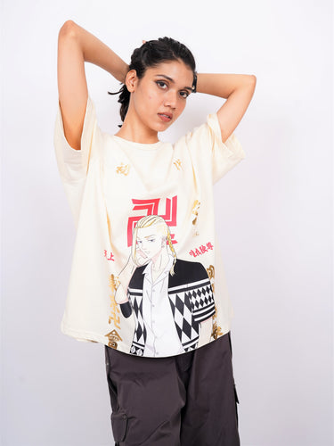 Ken Ryuguji : Tokyo Revengers Drop sleeved  Tee For Men and Women