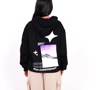 Non:Confinement : Heavyweight Baggy Hoodie For Men and Women
