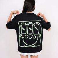 We Are The People - Green Glow Drop-Sleeved  Tee For Men and Women