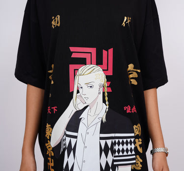 Ken Ryuguji : Tokyo Revengers Drop sleeved  Tee For Men and Women
