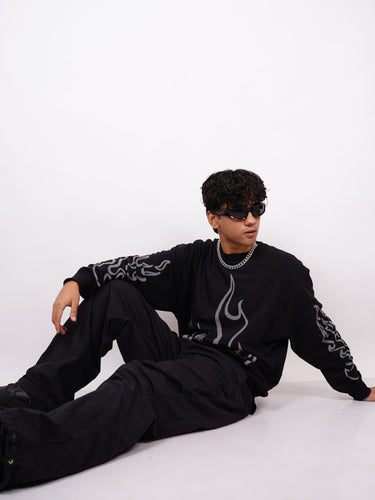 Sosuke Aizen Bleach (Reflective) : Bleach Heavyweight Baggy Sweatshirt For Men And Women