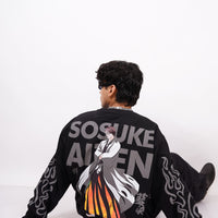 Sosuke Aizen Bleach (Reflective) - Bleach Heavyweight Baggy Sweatshirt For Men And Women