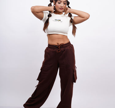 Van Gogh x Burger Brushstroke Cypresses baby tee For Women