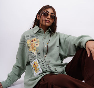 Van Gogh x Burger Shacket for Men and women