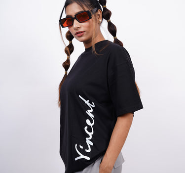 Van Gogh : Skull of a skeleton with Burning Cigarette Drop Sleeved  Tee For Men and Women