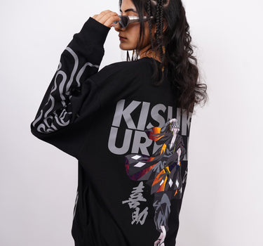 Kisuke Urhara (Reflective) : Bleach Heavyweight Baggy Sweatshirt For Men And Women