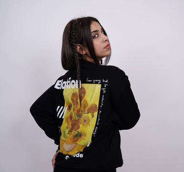 Van Gogh : Sunflowers Heavyweight Baggy Sweatshirt For Men And Women