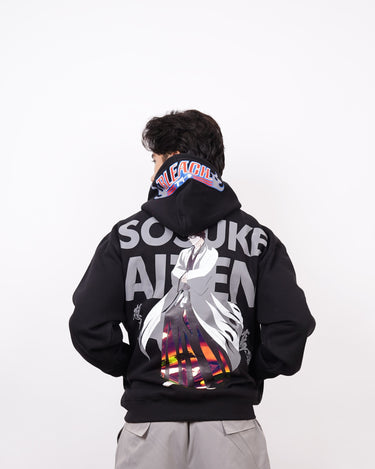 Sosuke Aizen Bleach (Reflective) Baggy Hoodie For Men and Women