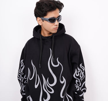 Ichigo Kurosaki (Reflective) : Bleach Heavyweight Baggy Hoodie For Men and Women