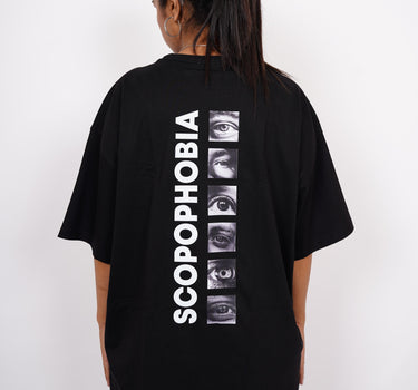 The scopophobia tee : Vision Drop Sleeved  tee   For Men and Women