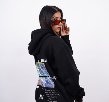 Van Gogh : Irises Heavyweight Baggy Hoodie For Men and Women