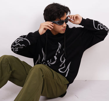 Kisuke Urhara (Reflective) : Bleach Heavyweight Baggy Hoodie For Men and Women