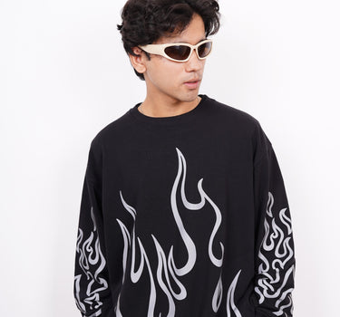 Ichigo Kurosaki (Reflective) : Bleach Heavyweight Baggy Sweatshirt For Men And Women