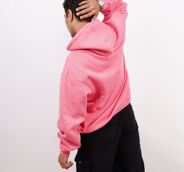 Bubblegum Pink : Ye Heavyweight Baggy Hoodie For Men and Women