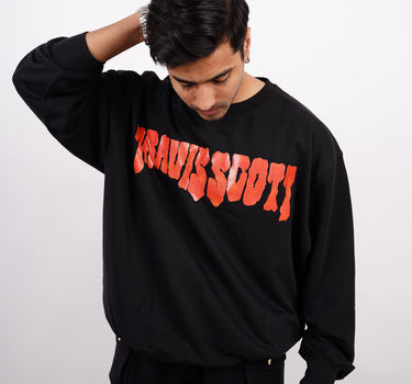 Travis Scott: Utopia Cartoon Art : Heavyweight Baggy Sweatshirt For Men And Women