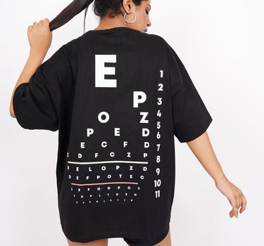 The test your vision tee : Vision Drop Sleeved  tee   For Men and Women