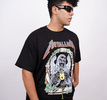 Metallica (Reflective) Drop Sleeved  Tee For Men and Women
