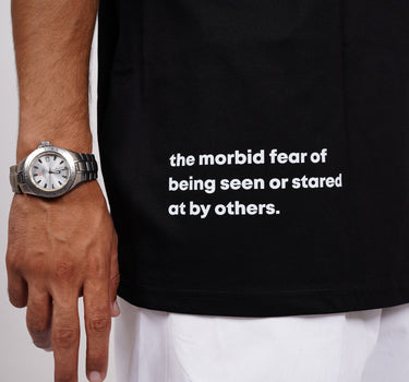 The scopophobia tee : Vision Drop Sleeved  tee   For Men and Women