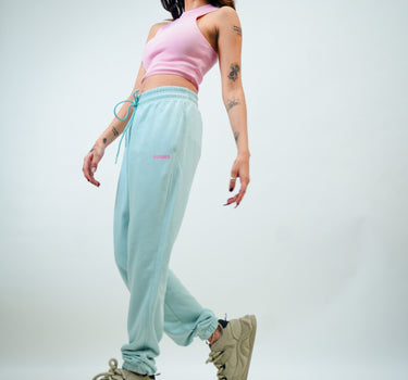 Limited Edition Pastel sky baby pink Burger Co ord Set For Women