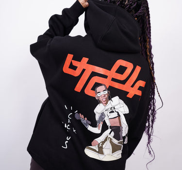 Travis Scott: Utopia Cartoon Art Heavyweight Baggy Hoodie For Men and Women