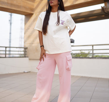 Shut up and eat your burger : Round Neck Drop Shoulder Tee For Men and Women