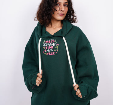 Most Wonderful Time : Heavyweight Baggy Hoodie For Men and Women