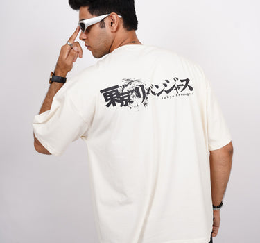 Kazutora Hanemiya (Reflective) : Tokyo Revengers Drop sleeved  Tee For Men and Women